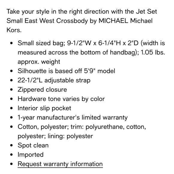 MICHAEL MICHAEL KORS
Logo Crystal Embellished Jet
Set Large East West
Crossbody - Picture 10 of 10